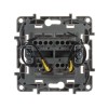 Переключатель 2-кл. СП Etika Plus 10А IP20 250В 10AX с подсветкой безвинтов. зажимы механизм сл. кость IEK 672316