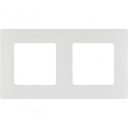 Рамка 2-м Etika бел. Leg 672502