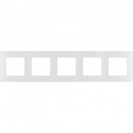 Рамка 5-м Etika бел. Leg 672505