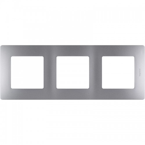 Рамка 3-м Etika алюм. IEK 672553