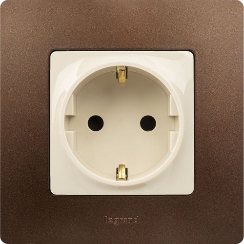 Рамка 1-м Etika какао IEK 672571