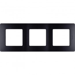 Рамка 3-м Etika антрацит Leg 672583