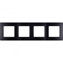Рамка 4-м Etika антрацит Leg 672584