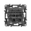 Переключатель 2-кл. СП Etika Plus 10А IP20 250В 10AX безвинтов. зажимы механизм антрацит IEK 672612