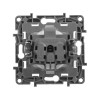 Розетка 1-м СП Etika 16А IP31 250В 2P без заземл. защ. шторки немецк. стандарт винтов. клеммы механизм антрацит IEK 672634