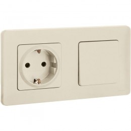 Выключатель 1-кл. Inspiria 10А IP20 250В 10AX механизм сл. кость Leg 673601