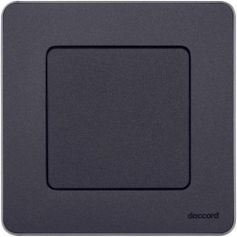 Выключатель 1-кл. Inspiria 10А IP20 250В 10AX механизм антрацит Leg 673603