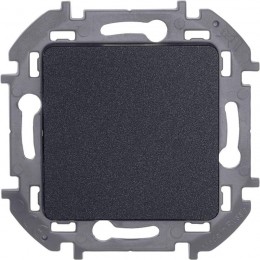 Выключатель 1-кл. Inspiria 10А IP20 250В 10AX механизм антрацит Leg 673603