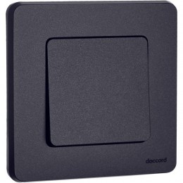 Выключатель 1-кл. Inspiria 10А IP20 250В 10AX механизм антрацит Leg 673603