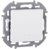 Выключатель 1-кл. Inspiria 10А IP20 250В 10AX с подсветкой/индикацией механизм бел. Leg 673610
