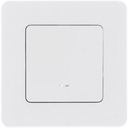 Выключатель 1-кл. Inspiria 10А IP20 250В 10AX с подсветкой/индикацией механизм бел. Leg 673610