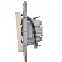 Выключатель 1-кл. Inspiria 10А IP20 250В 10AX с подсветкой/индикацией механизм сл. кость IEK 673611