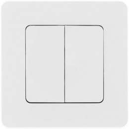 Выключатель 2-кл. Inspiria 10А IP20 250В 10AX механизм бел. Leg 673620