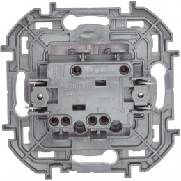Выключатель 2-кл. Inspiria 10А IP20 250В 10AX механизм бел. Leg 673620