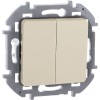 Выключатель 2-кл. Inspiria 10А IP20 250В 10AX механизм сл. кость Leg 673621
