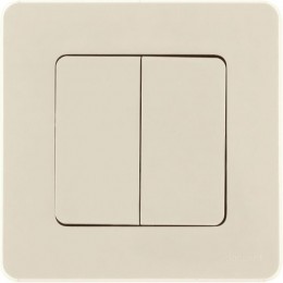 Выключатель 2-кл. Inspiria 10А IP20 250В 10AX механизм сл. кость Leg 673621