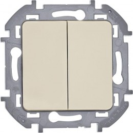 Выключатель 2-кл. Inspiria 10А IP20 250В 10AX механизм сл. кость Leg 673621