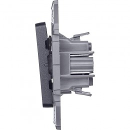 Выключатель 2-кл. Inspiria 10А IP20 250В 10AX механизм антрацит Leg 673623