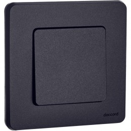 Переключатель 1-кл. Inspiria 10А IP20 250В 10AX механизм антрацит Leg 673653