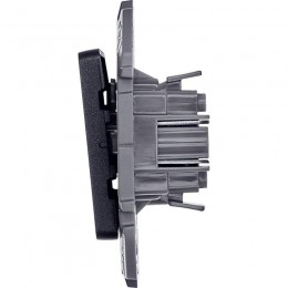 Переключатель 1-кл. Inspiria 10А IP20 250В 10AX механизм антрацит Leg 673653