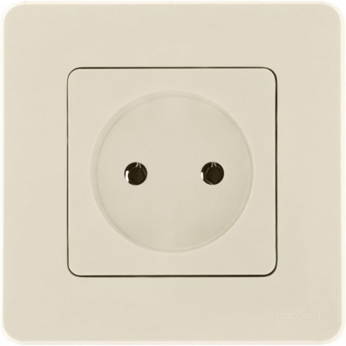 Розетка 1-м СП Inspiria 16А IP20 250В 2P механизм сл. кость IEK 673711