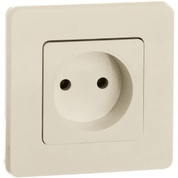 Розетка 1-м СП Inspiria 16А IP20 250В 2P механизм сл. кость IEK 673711