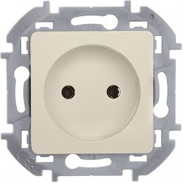Розетка 1-м СП Inspiria 16А IP20 250В 2P механизм сл. кость IEK 673711