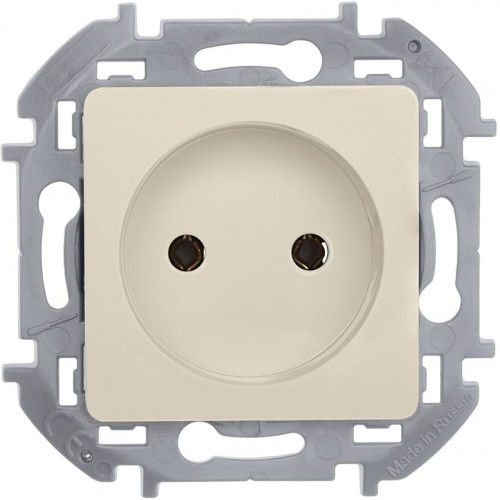 Розетка 1-м СП Inspiria 16А IP20 250В 2P механизм сл. кость IEK 673711