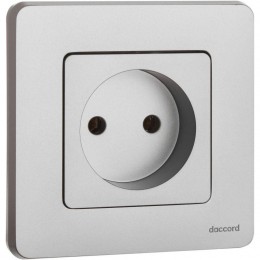 Розетка 1-м СП Inspiria 16А IP20 250В 2P механизм алюм. Leg 673712