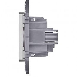 Розетка 1-м СП Inspiria 16А IP20 250В 2P механизм алюм. Leg 673712