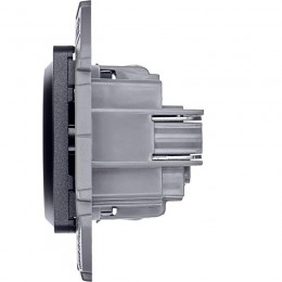 Розетка 1-м СП Inspiria 16А IP20 250В 2P+E немецк. стандарт механизм антрацит Leg 673723