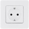 Розетка 1-м СП Inspiria 16А IP20 250В 2P+E защ. шторки немецк. стандарт механизм бел. Leg 673730