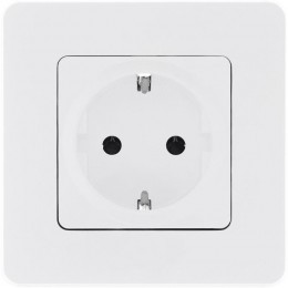 Розетка 1-м СП Inspiria 16А IP20 250В 2P+E защ. шторки немецк. стандарт механизм бел. Leg 673730