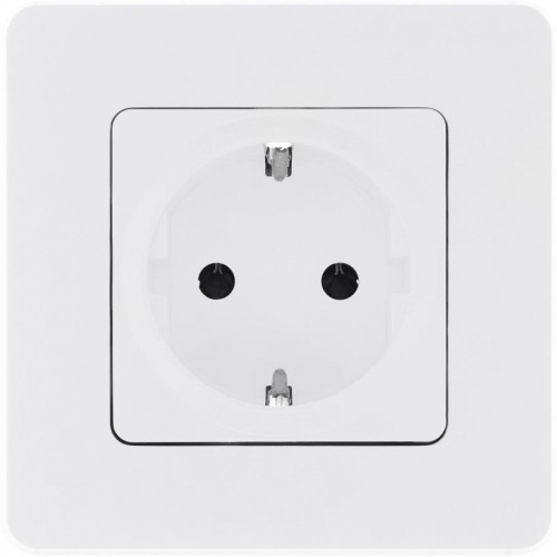 Розетка 1-м СП Inspiria 16А IP20 250В 2P+E защ. шторки немецк. стандарт механизм бел. Leg 673730
