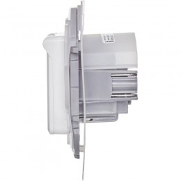 Розетка 1-м СП Inspiria 16А IP44 250В 2P+E защ. шторки с крышкой немецк. стандарт механизм бел. Leg 673740