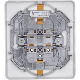 Розетка Inspiria 16А 250В 2х2P+E немецк. стандарт бел. IEK 673750