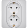 Розетка Inspiria 16А 250В 2х2P+E немецк. стандарт бел. IEK 673750