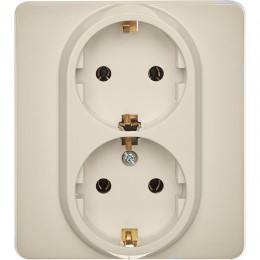 Розетка Inspiria 16А 250В 2х2P+E немецк. стандарт сл. кость Leg 673751