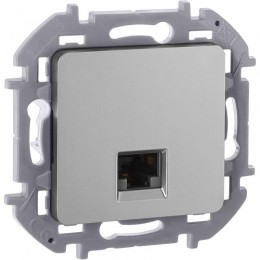 Розетка компьютерная Inspiria RJ45 кат.5E UTP алюм. Leg 673827