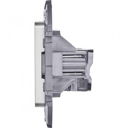 Розетка компьютерная Inspiria RJ45 кат.5E UTP алюм. Leg 673827