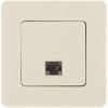 Розетка компьютерная Inspiria RJ45 кат.6 UTP механизм сл. кость Leg 673831