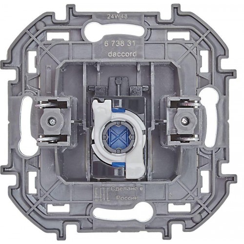 Розетка компьютерная Inspiria RJ45 кат.6 UTP механизм сл. кость Leg 673831