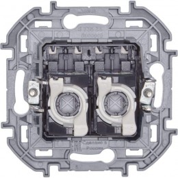 Розетка компьютерная 2-м Inspiria RJ45 кат.5E UTP бел. Leg 673835