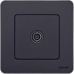 Розетка телевизионная проходная TV Inspiria 14дБ 5-862мГц механизм антрацит Leg 673863