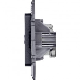 Розетка телевизионная проходная TV Inspiria 14дБ 5-862мГц механизм антрацит Leg 673863