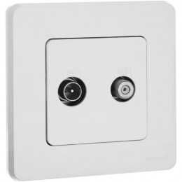 Розетка телевизионная TV/SAT Inspiria с топологией 