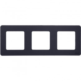 Рамка 3-м Inspiria антрацит Leg 673953