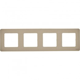 Рамка 4-м Inspiria шампань Leg 673968