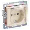 Розетка 1-м СП Valena 16А IP44 2P+E защ. шторки с крышкой немецк. стандарт механизм сл. кость IEK 774120