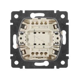 Переключатель проходной 1-кл. СП Valena 10А IP31 250В механизм сл. кость IEK 774306